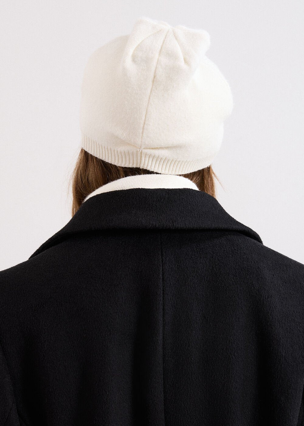 Sparkle Trim Hat Ivory