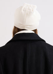 Sparkle Trim Hat Ivory