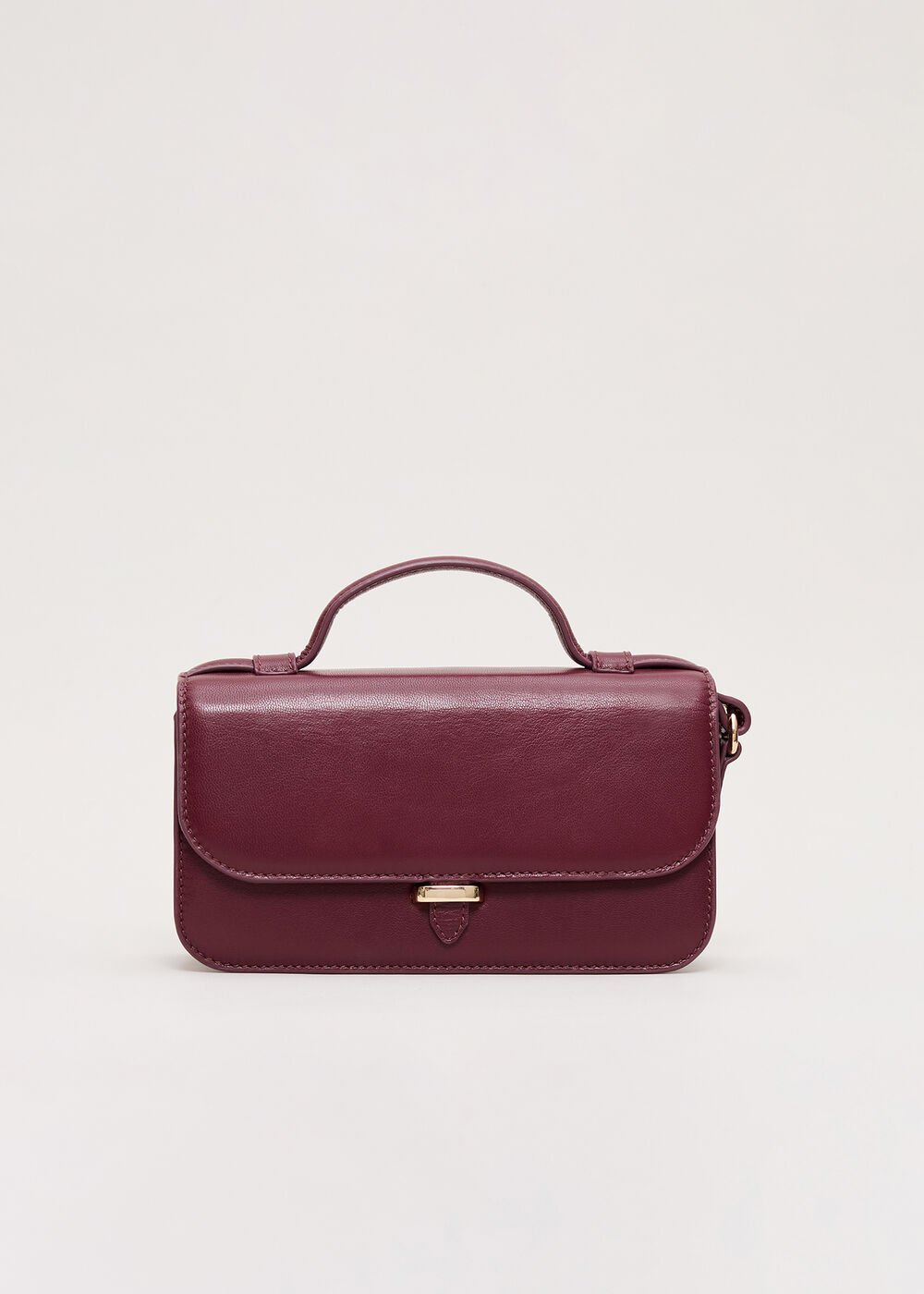Leather Mini Bag Dark Red