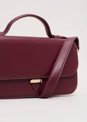 Leather Mini Bag Dark Red