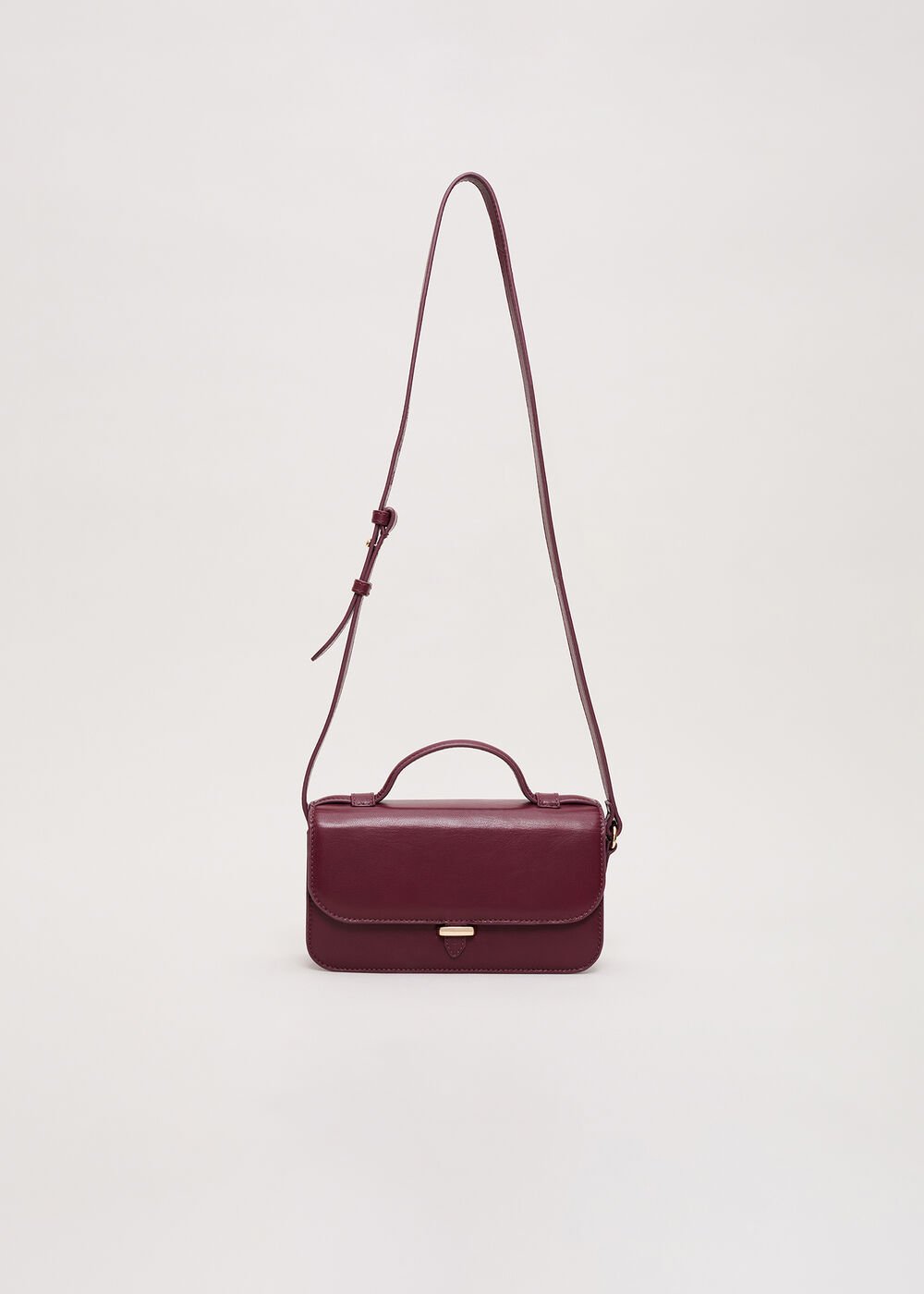 Leather Mini Bag Dark Red
