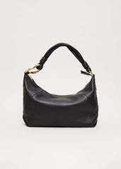 Twisted Handle Bag Black