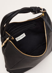 Twisted Handle Bag Black