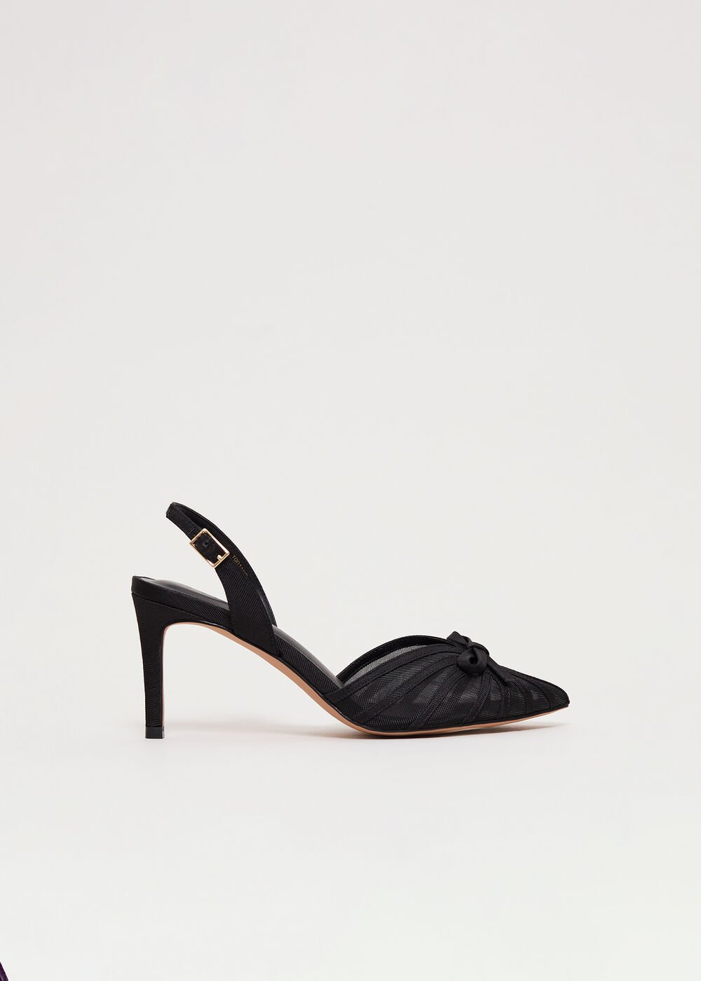 Grosgrain Slingback Black