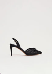 Grosgrain Slingback Black