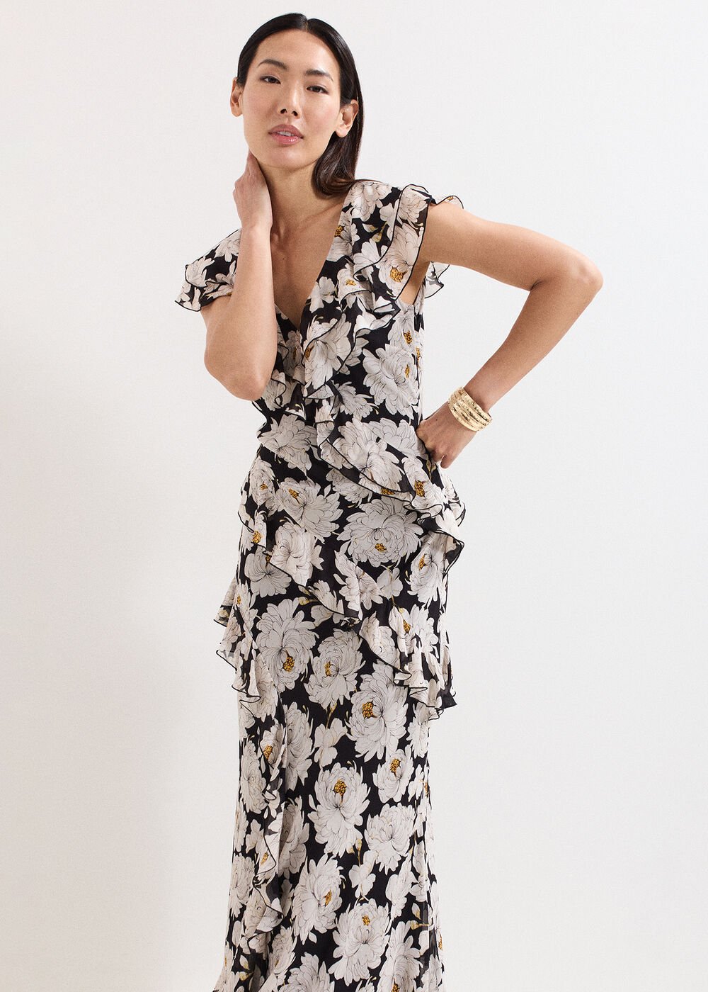 Eva Floral Maxi Dress Multi