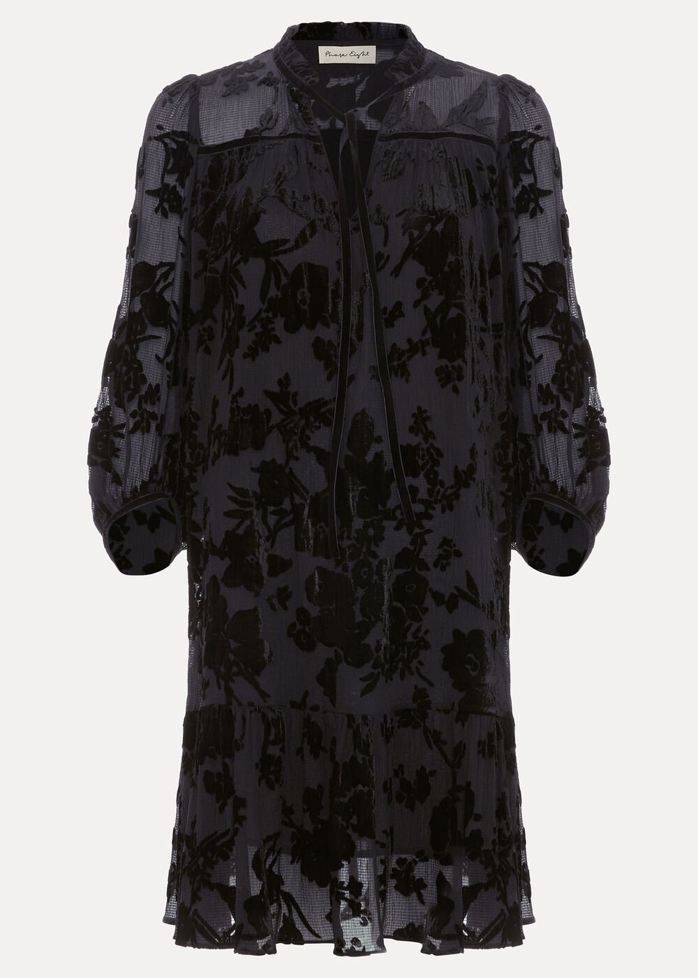 Mila Velvet Dress Black