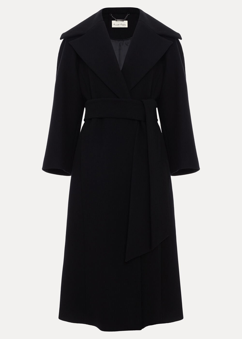 Annabel Collar Coat Black