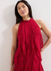 Helena Red Maxi Dress Red
