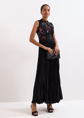 Lela Sequin Dress Black