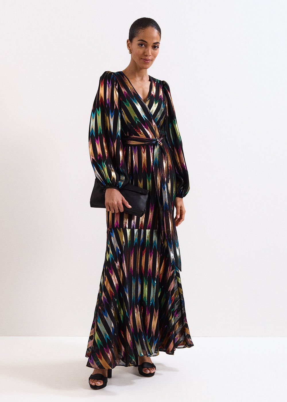 Ellia Shimmer Dress Multi