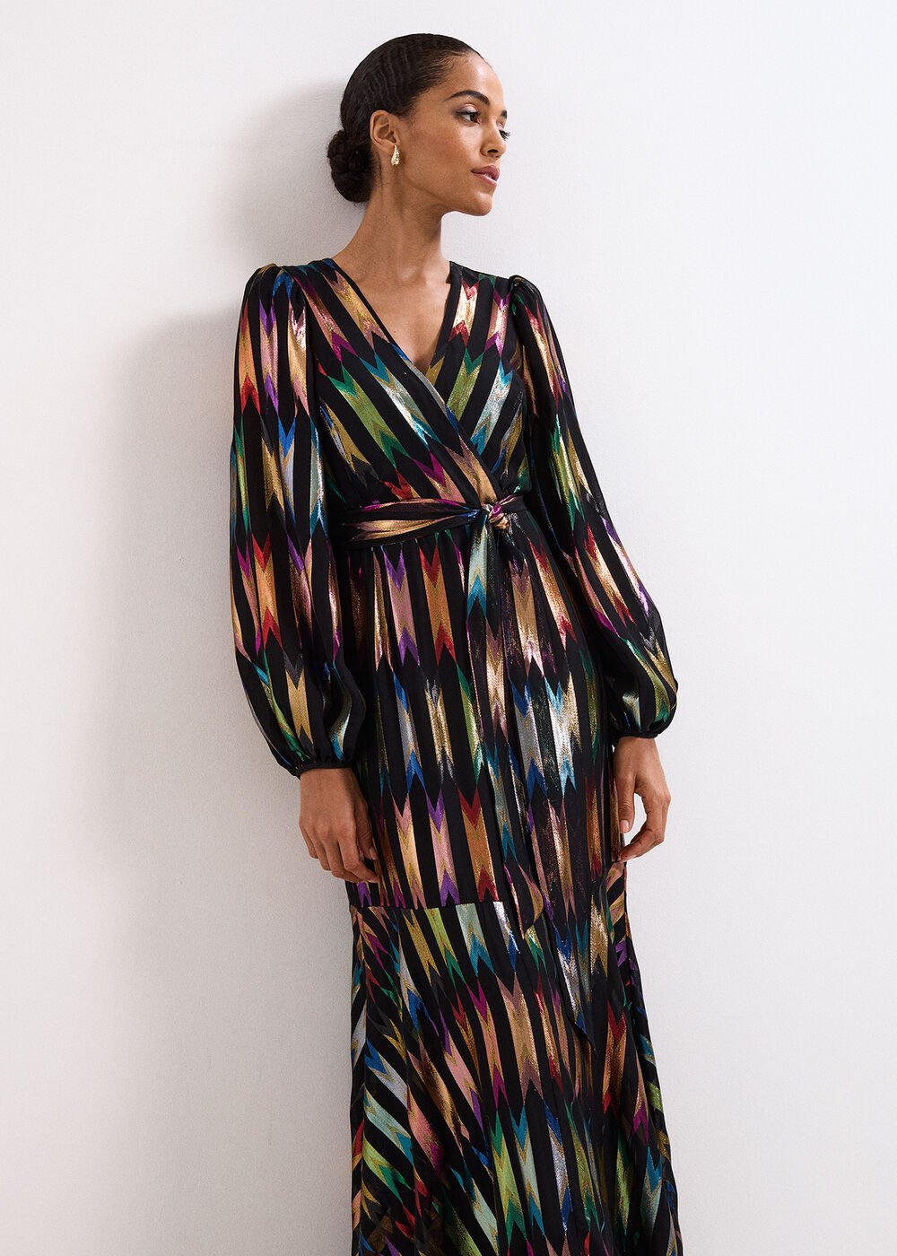 Ellia Shimmer Dress Multi