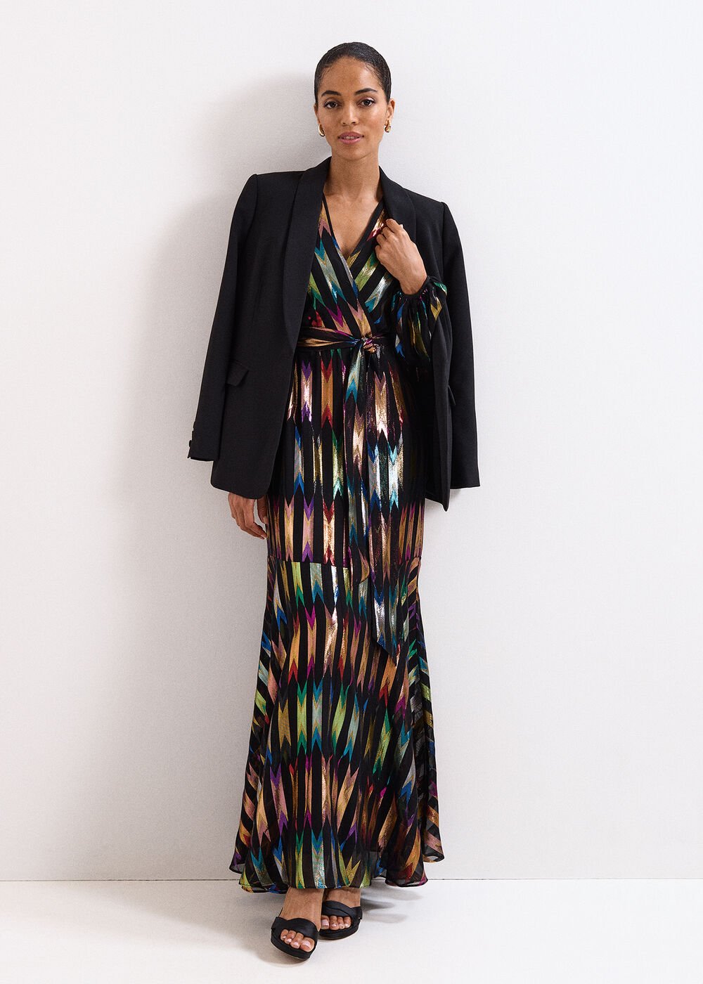 Ellia Shimmer Dress Multi