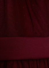 Melody Sequin Dress Burgundy