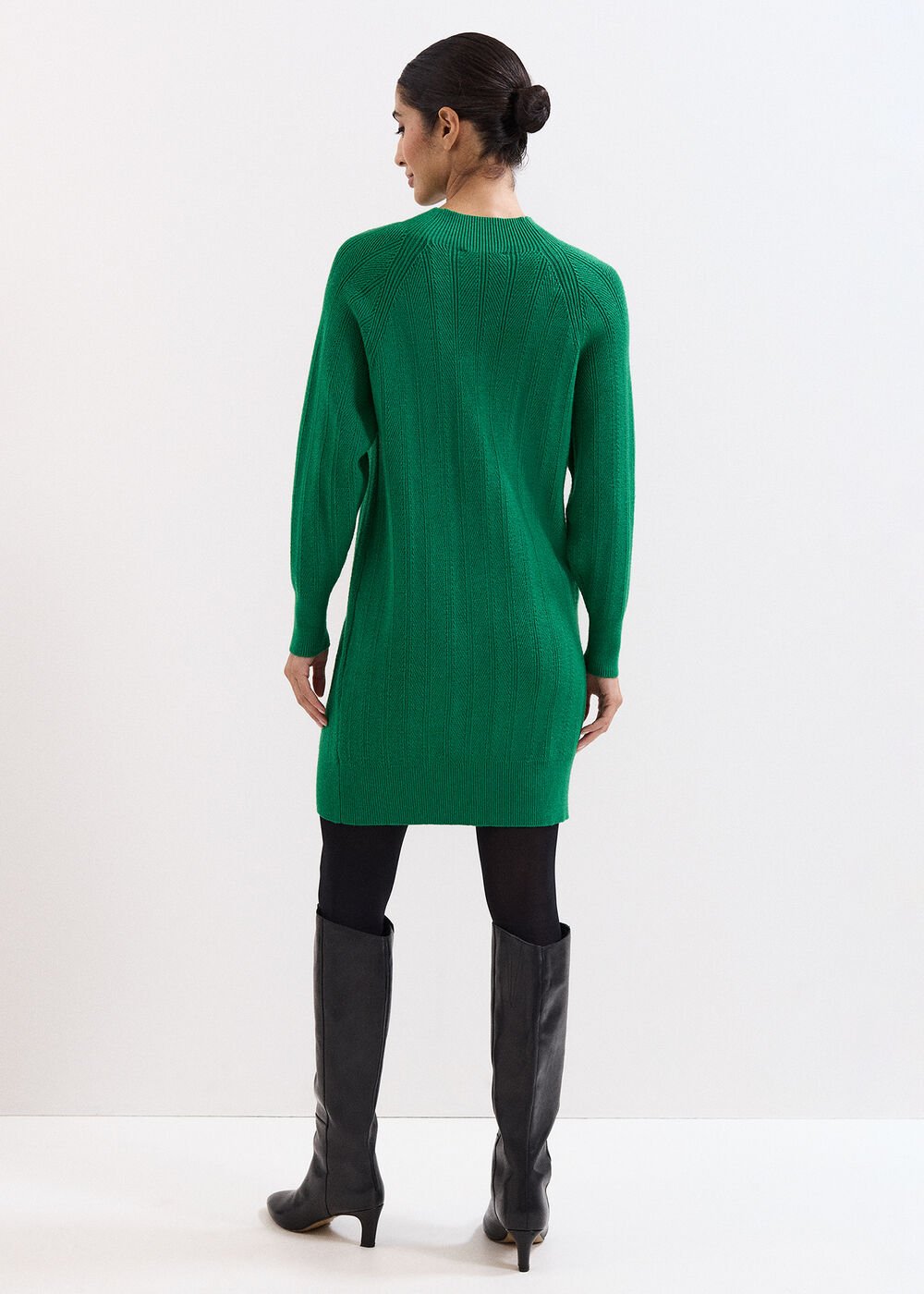 Eleana Green Knit Dress Green