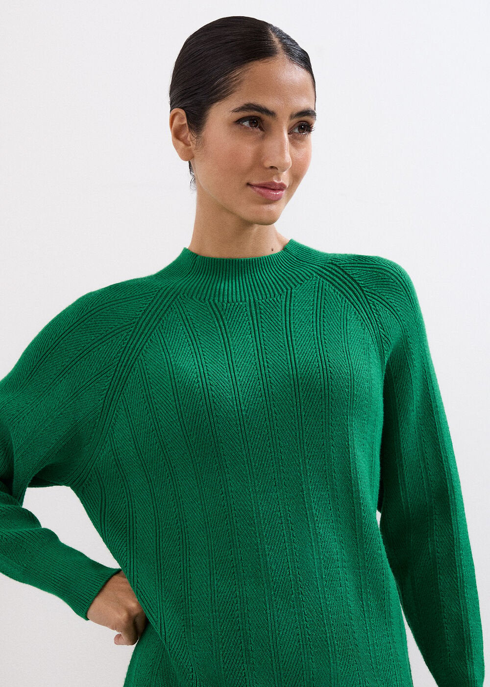 Eleana Green Knit Dress Green