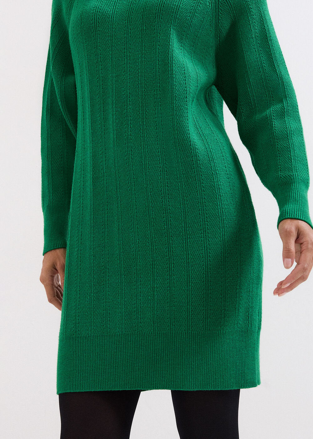 Eleana Green Knit Dress Green