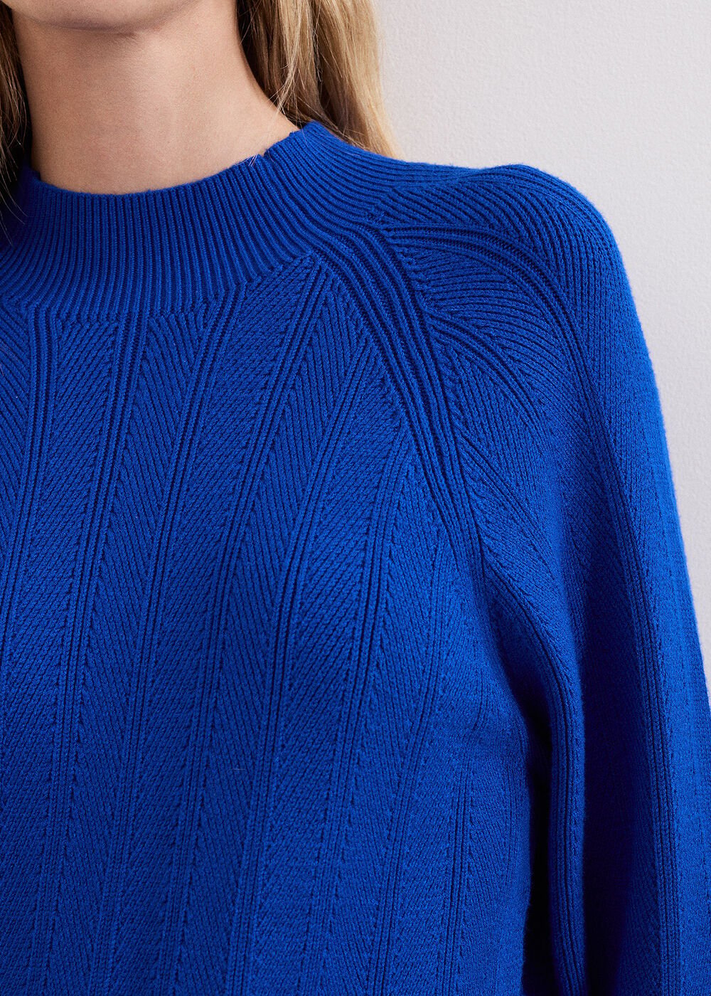 Eleana Blue Knit Dress Blue