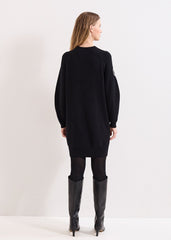 Rosa Jumper Dress Black/Ivory