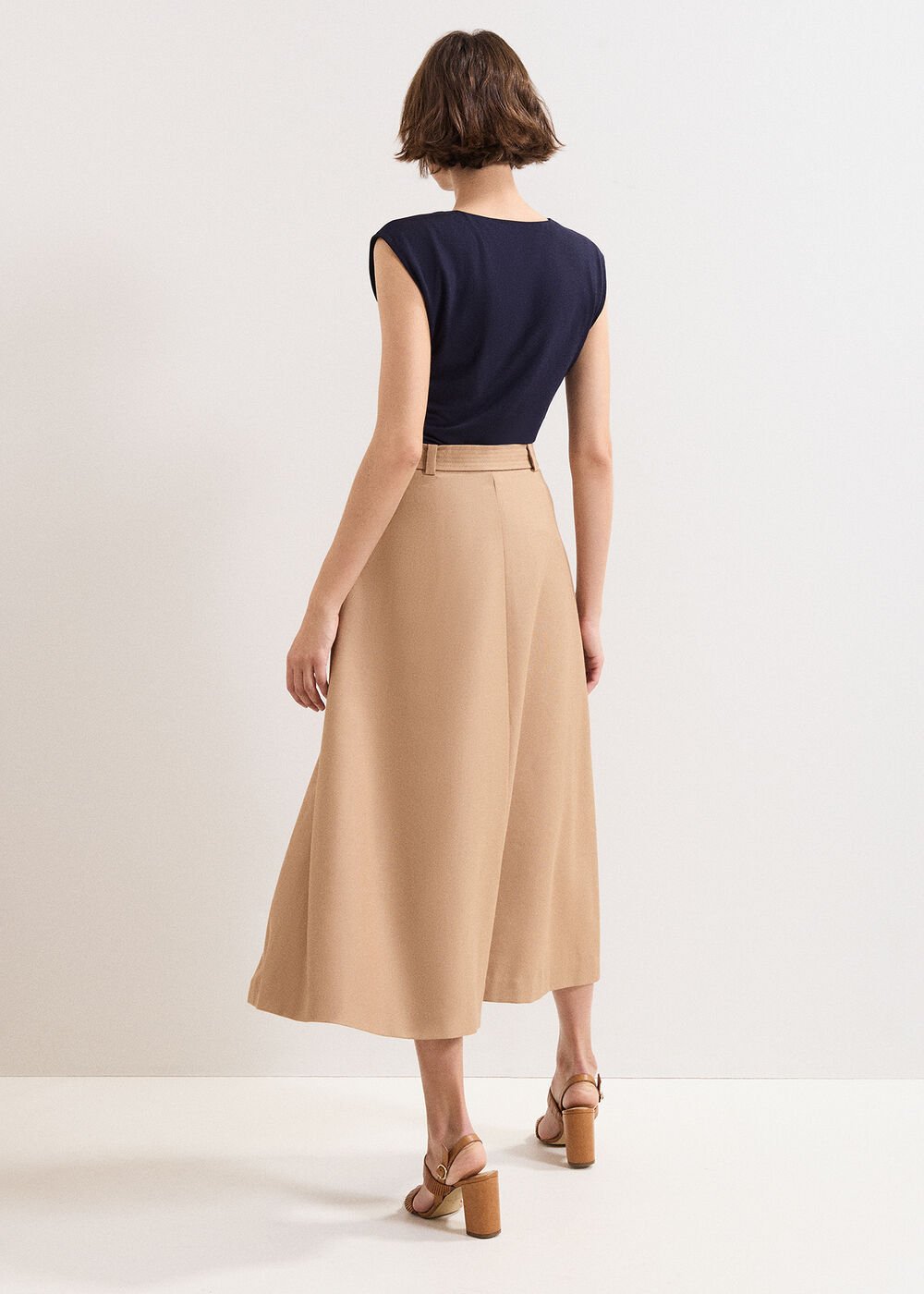 Rochelle Midi Skirt Camel