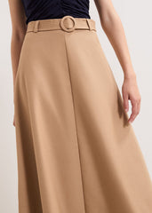 Rochelle Midi Skirt Camel
