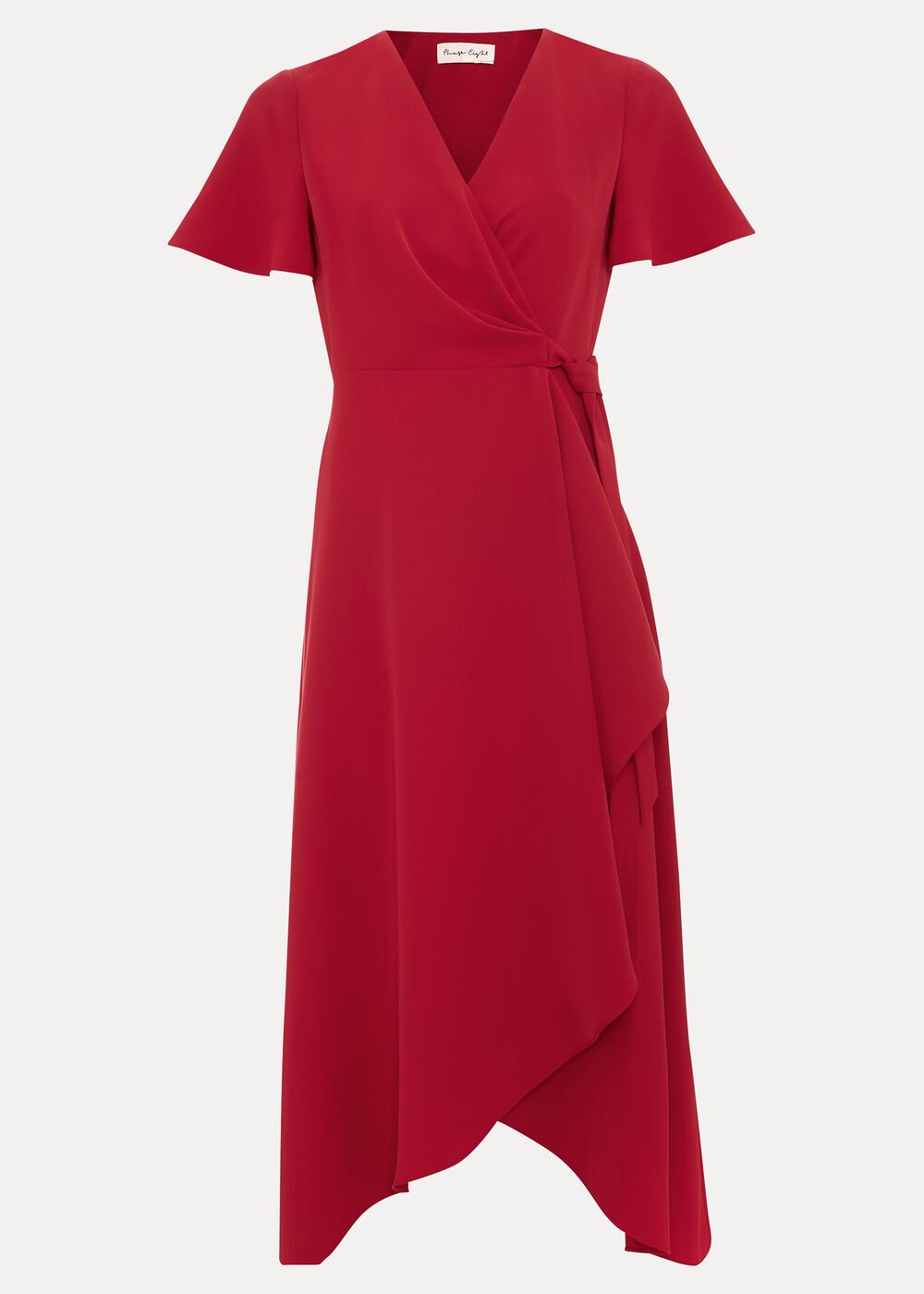 Julissa Wrap Dress Red