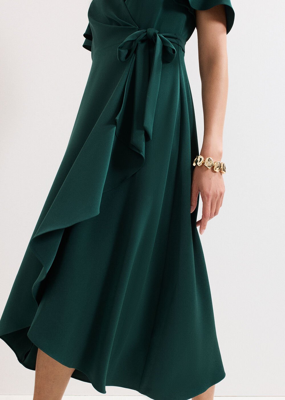 Julissa Wrap Dress Green