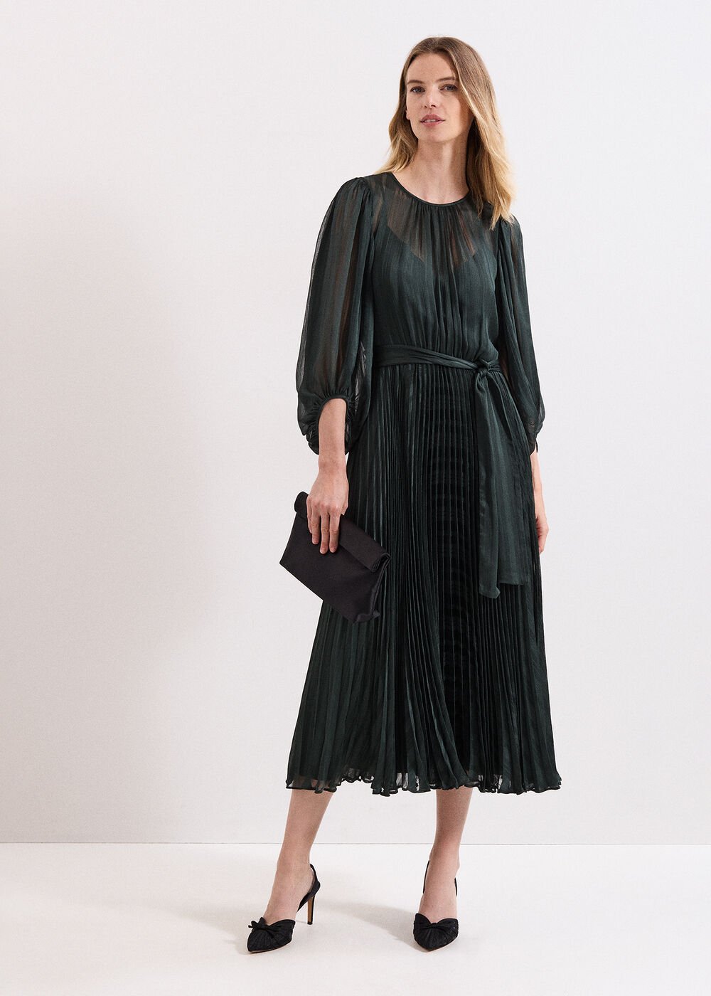 Petite Lucie Dress Green