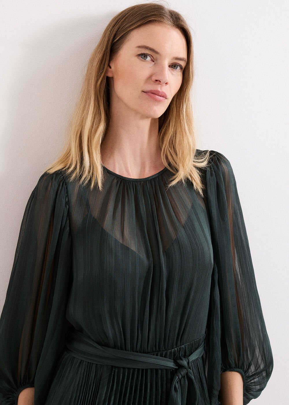 Petite Lucie Dress Green