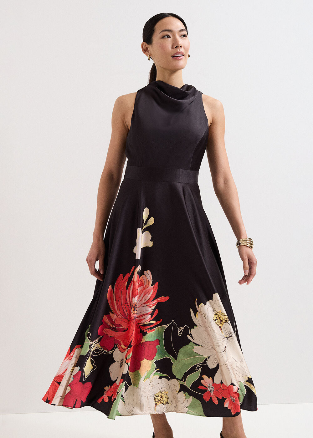 Petite Cheryl Midi Dress Multi