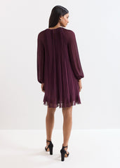 Layla Swing Dress Burgundy
