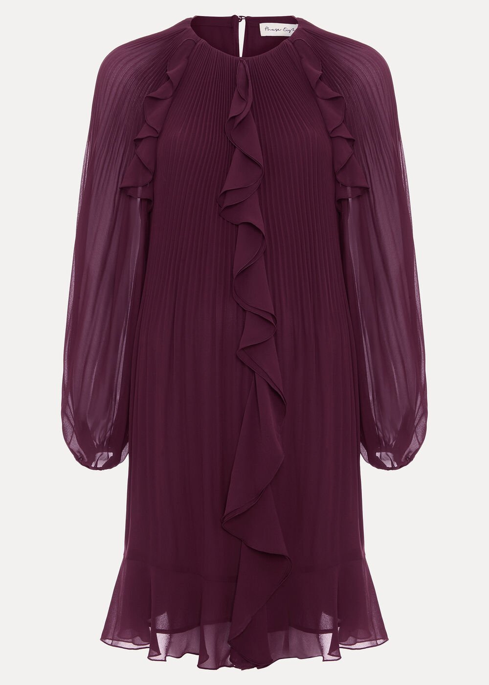 Layla Swing Dress Burgundy
