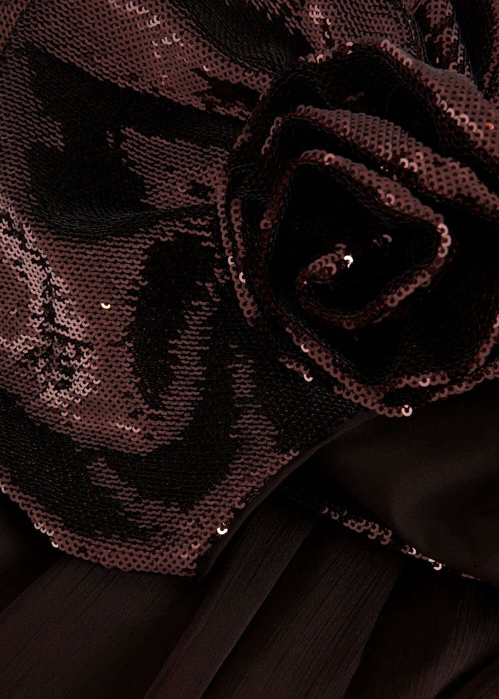 Lola Sequin Dress Brown