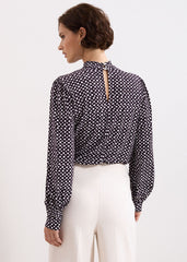 Esme Printed Top Purple