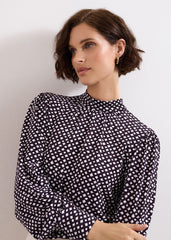Esme Printed Top Purple