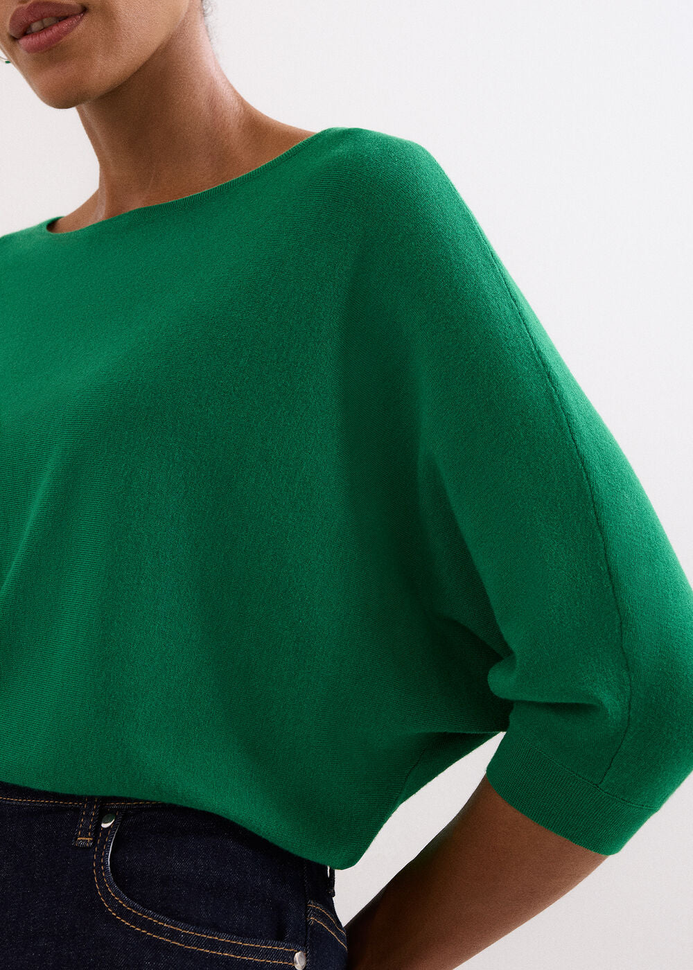 Cristine Knit Jumper Green