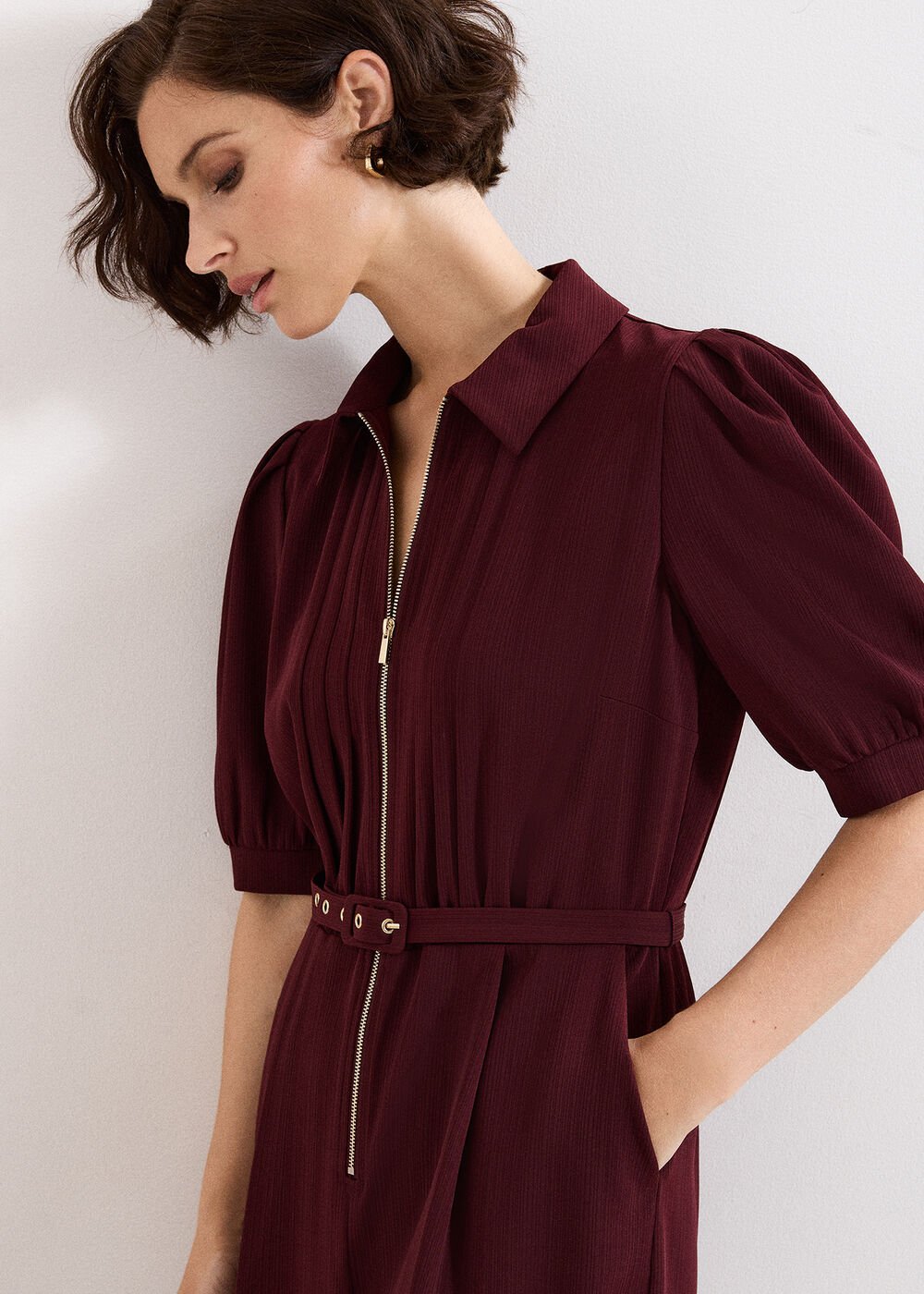 Candice Jumpsuit Burgundy