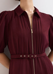 Petite Candice Jumpsuit Burgundy