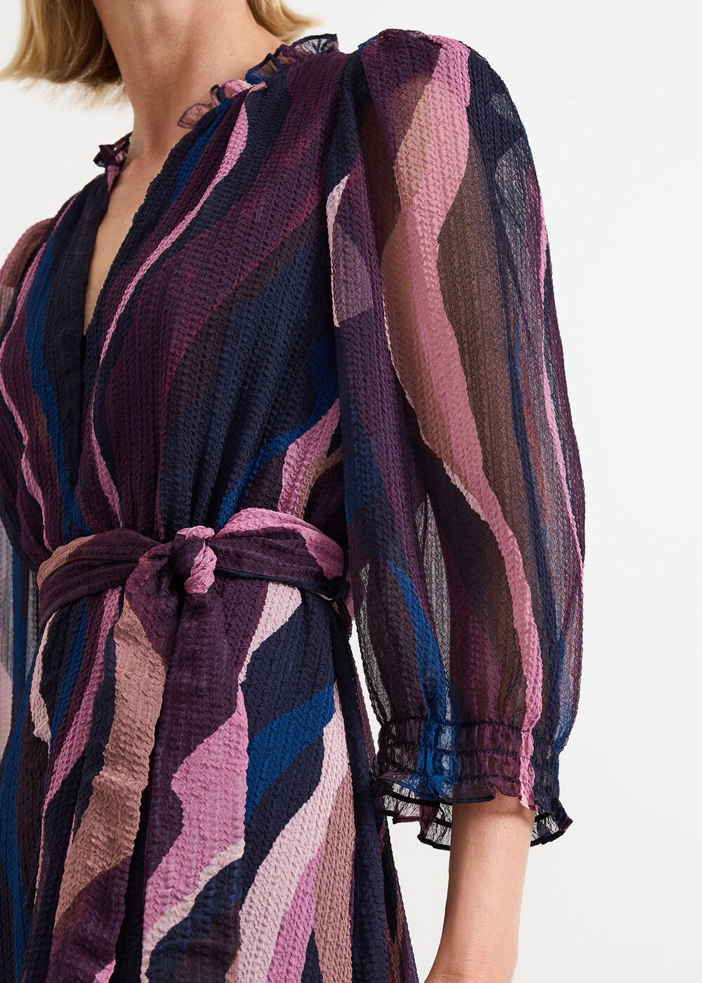 Carra Swirl Midi Dress Multi