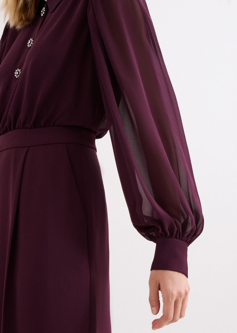Emily Jumpsuit Burgundy