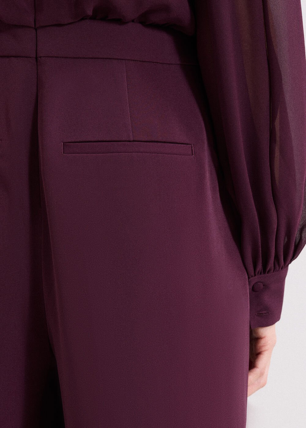 Emily Jumpsuit Burgundy