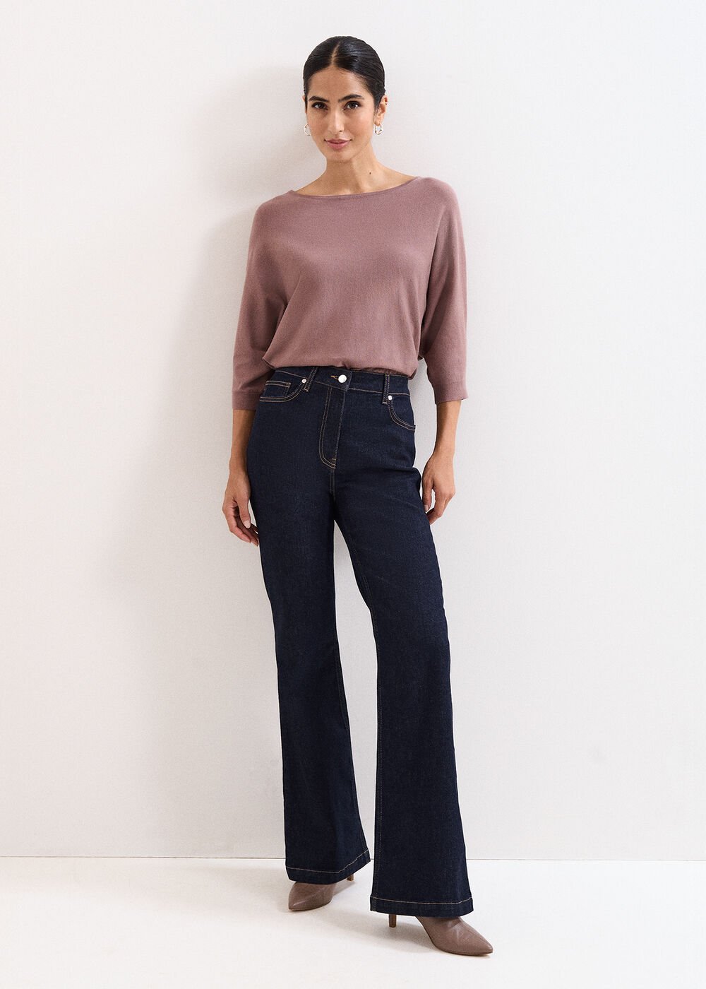 Cristine Knit Jumper Brown