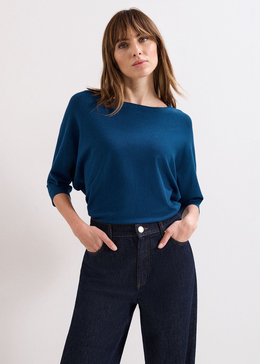 Cristine Knit Jumper Blue