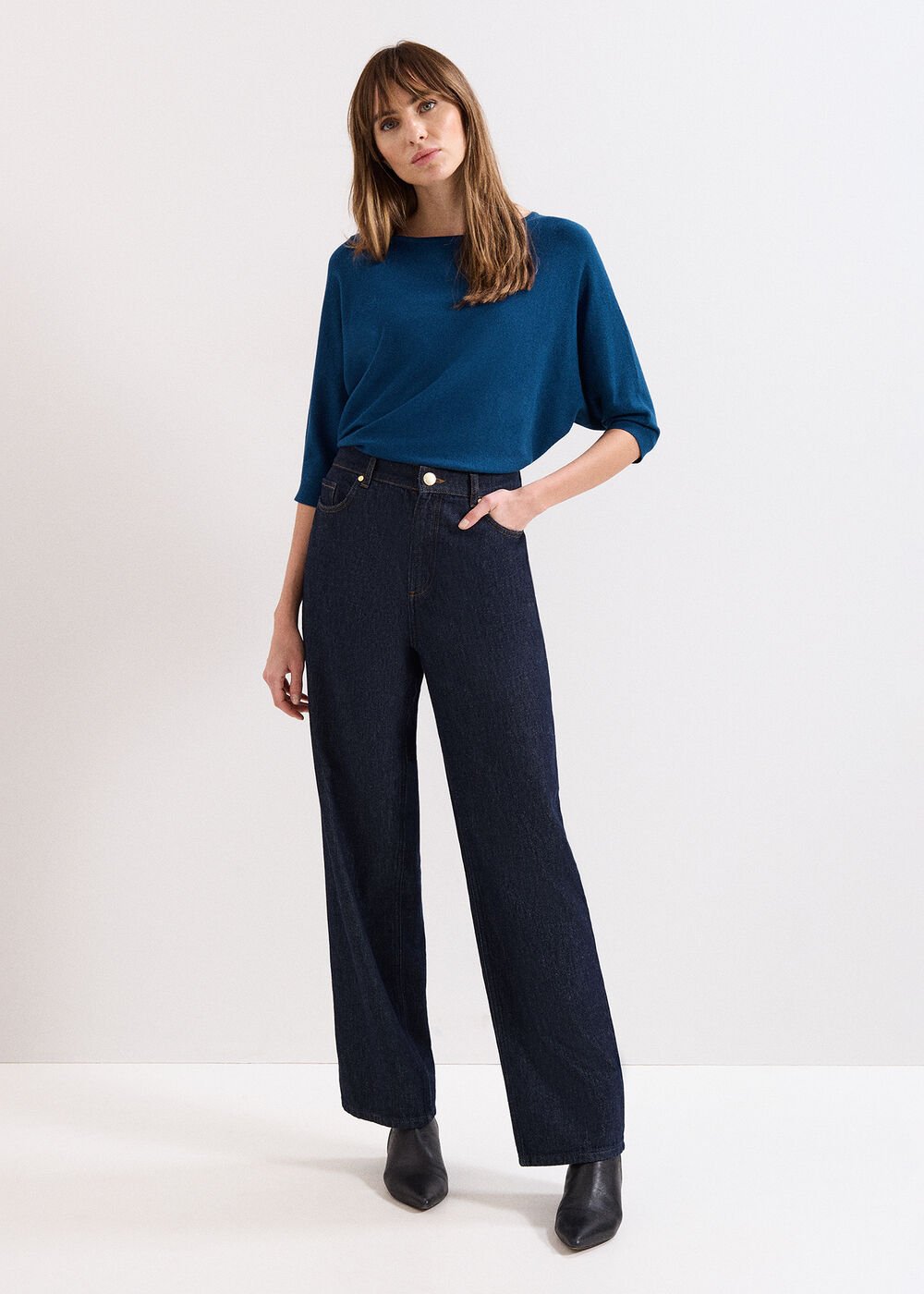 Cristine Knit Jumper Blue