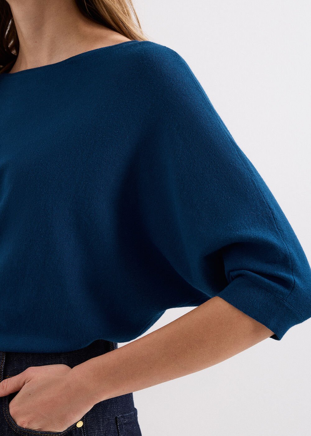 Cristine Knit Jumper Blue