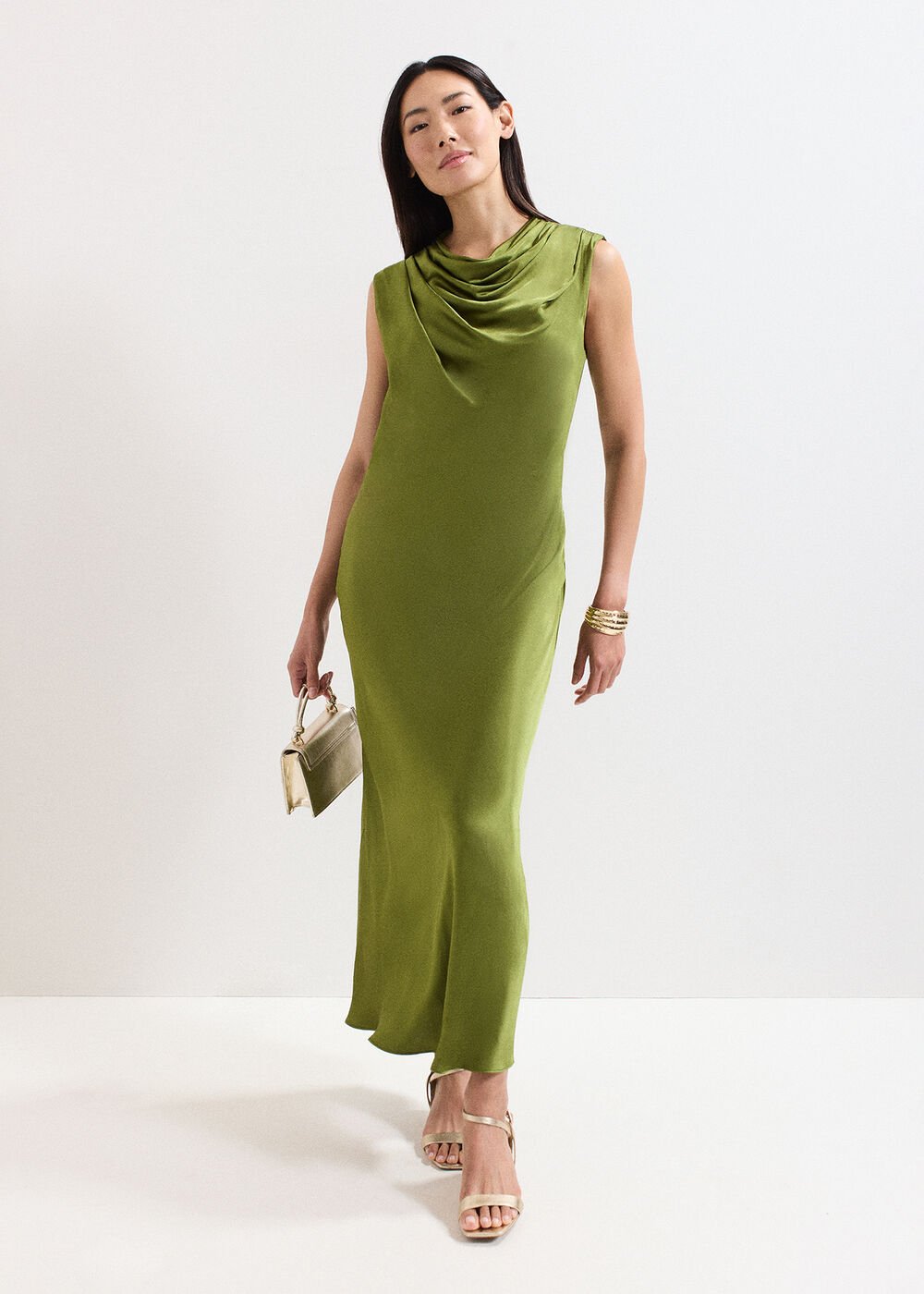 Hallie Midi Dress Green