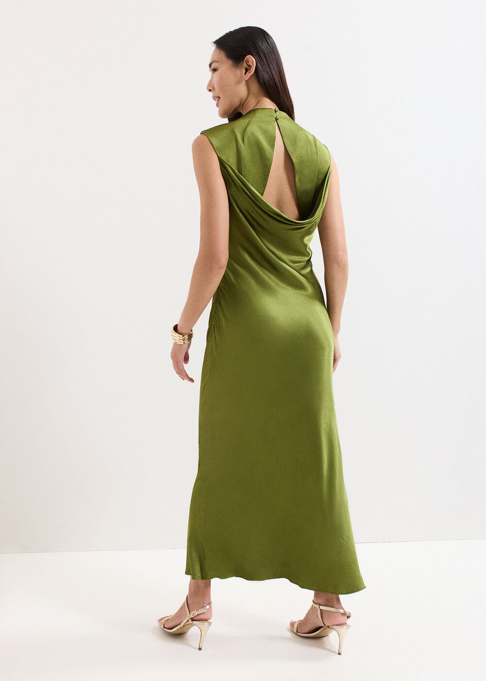 Hallie Midi Dress Green