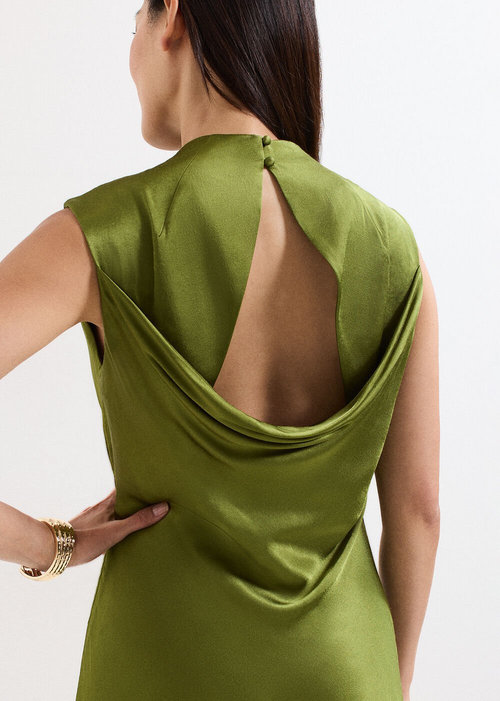 Hallie Midi Dress Green
