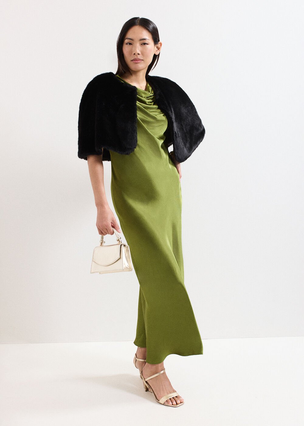 Hallie Midi Dress Green