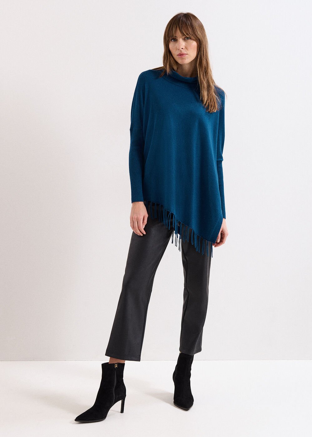 Athena Tassel Knit Blue